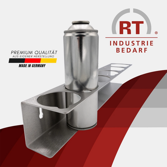 Sprühdosenhalter Aluminium – RT-Industriebedarf (2–10 Dosen)