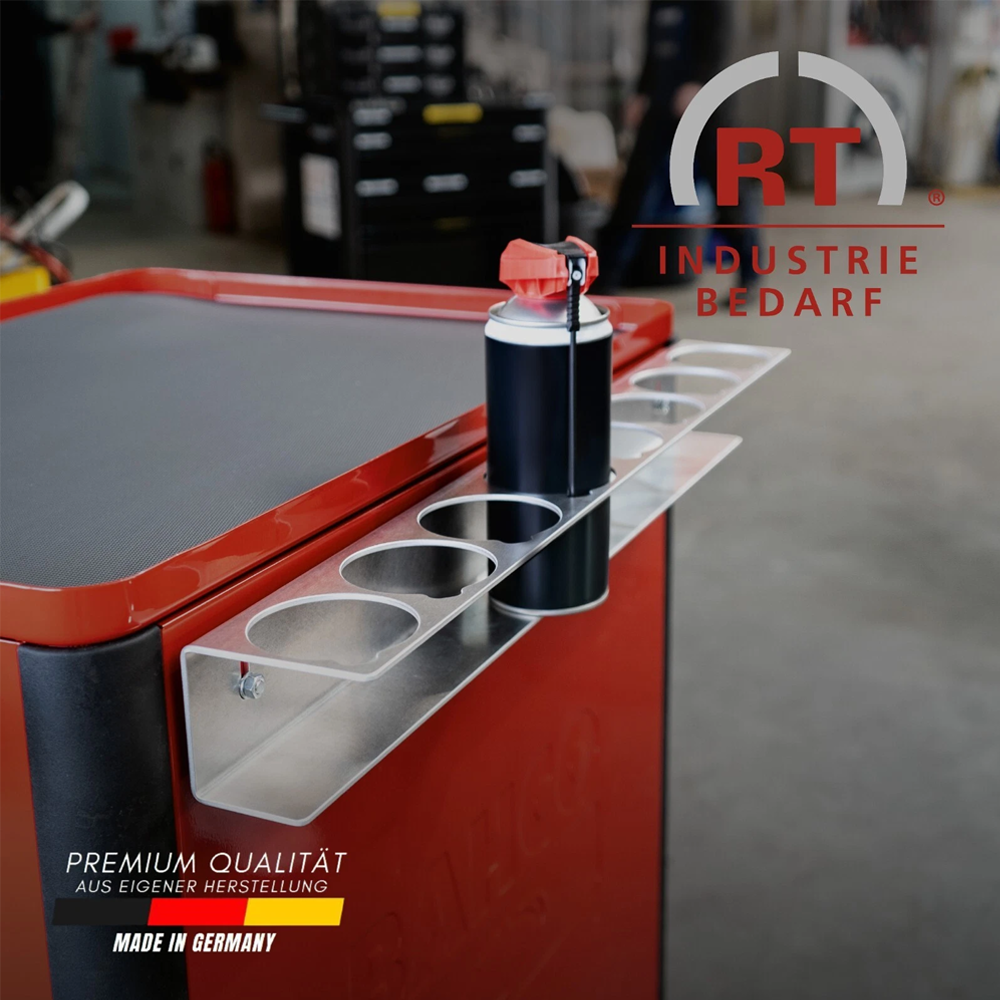 Sprühdosenhalter Aluminium – RT-Industriebedarf (2–10 Dosen)