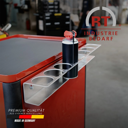 Sprühdosenhalter Aluminium – RT-Industriebedarf (2–10 Dosen)