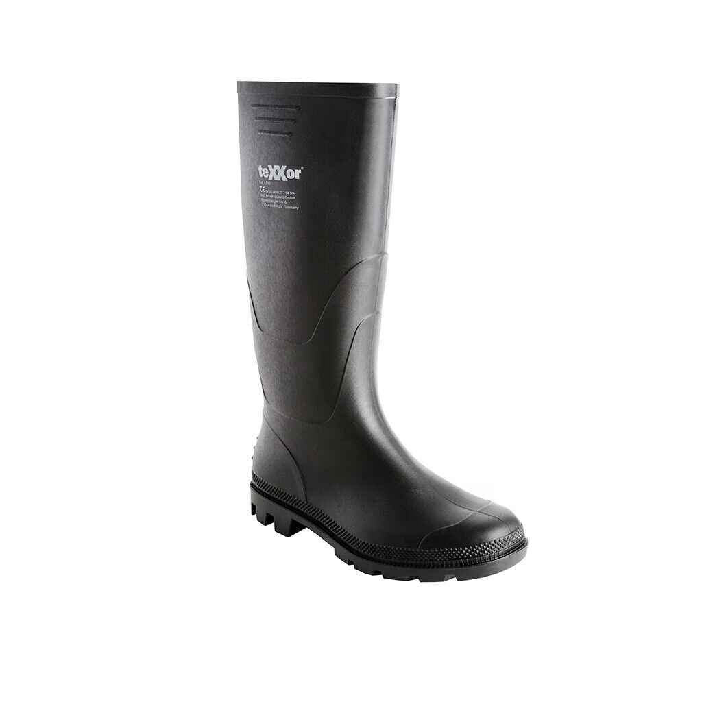 Gummistiefel PVC schwarz / Berufsstiefel / Regenstiefel / Stallstiefel