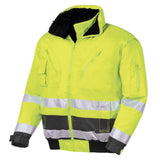 Warnschutzjacke Vancouver / gelbe Warnjacke für Winter / Gr. S - 5XL