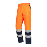Nitras Latzhose MOTION TEX VIZ Orange S–4XL Vorne