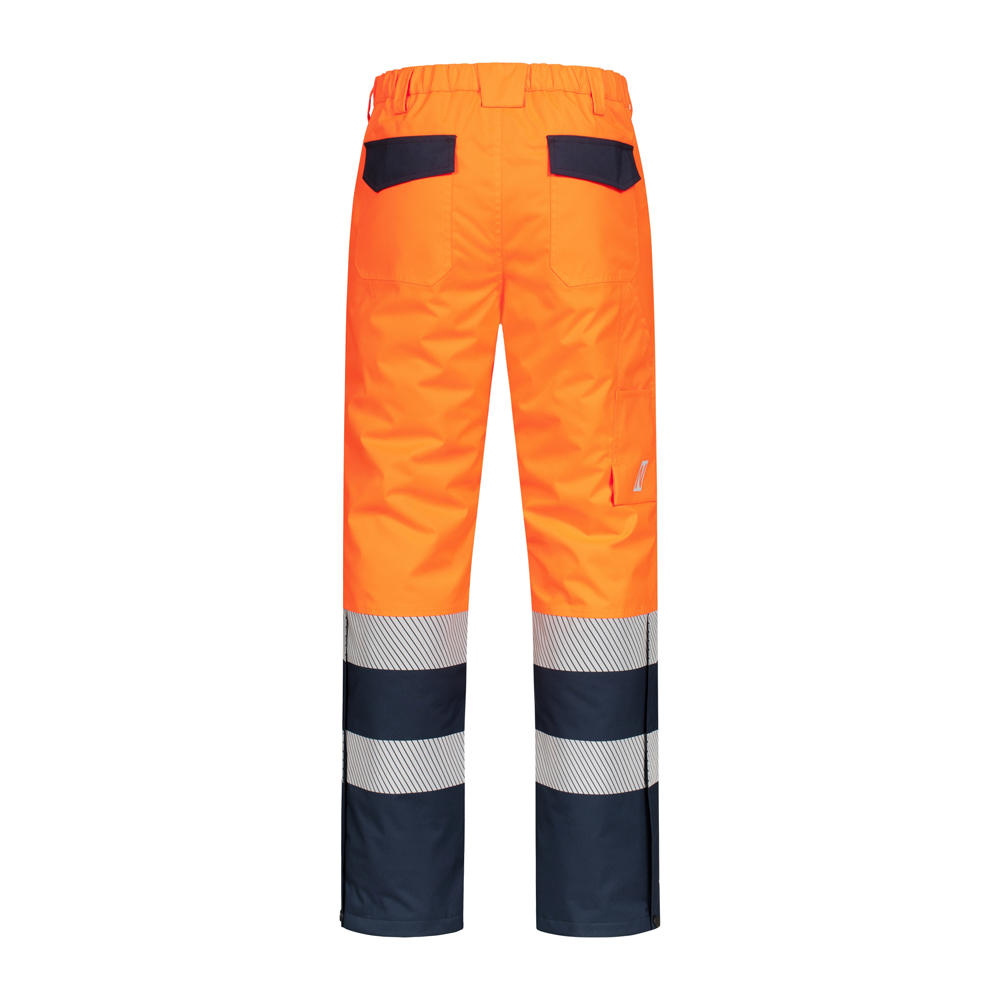 Nitras Latzhose MOTION TEX VIZ Orange S–4XL Rückseite