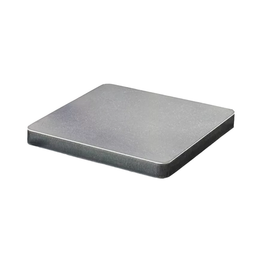 Ankerplatten Fußplatte Stahlplatte ungelocht Seitenansicht