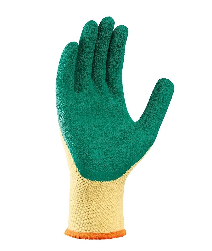 Handschuhe 2206 teXXor® Grobstrick - Latex -  grüne Grip Beschichtung Gr. 7-11