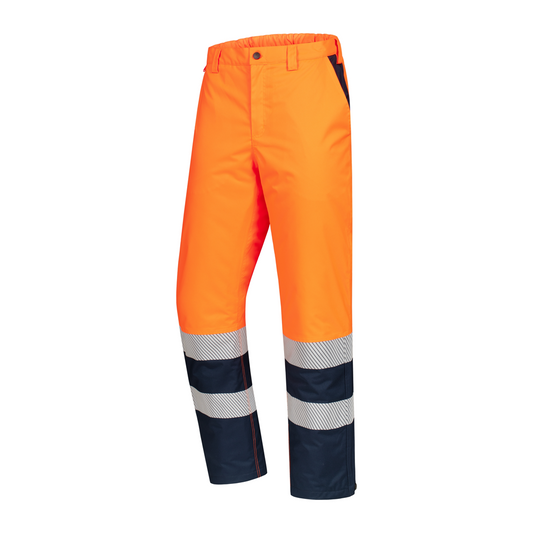 Nitras Latzhose MOTION TEX VIZ Orange S–4XL Vorne