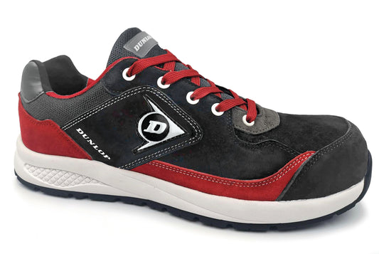 Dunlop Flying Luka S3 Arbeitsschuh Charcoal Red 36–48